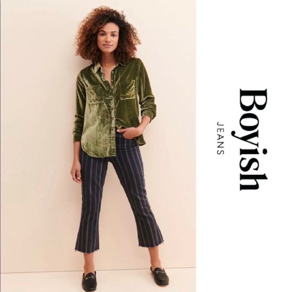 NWT Boyish high rise pop crop size 28